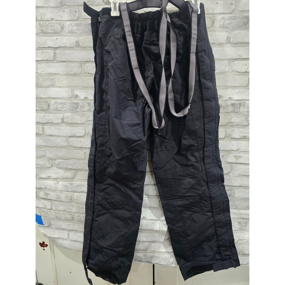 The North Face HyVent Women M Ski Snow‎ Board Pants Suspenders Black - Picture 2 of 16